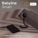Lionelo Care Babyline Smart Smart, Baby Monitor, Baby Camera Wi-Fi, Applicazione mobile, Rilevazione di movimento e rumore, Visibilità al buio - 5