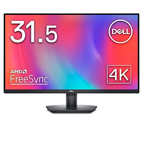 Dell SE3223Q 31.5" 4K UHD (3840x2160) Monitor, 60Hz, VA, 4ms, AMD FreeSync, 99% sRGB, DisplayPort, 2x HDMI, Negro