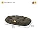 Ferplast Dog Bed Cushion for Medium Dogs, Cat Bed, Washable Synthetic Boucle Fabric, Soft Padding, 78 x 50 x 5 cm, Grey - 4