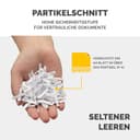 Fellowes Aktenvernichter 11 Blatt (P4), Papierschredder mit Partikelschnitt für Homeoffice und Büro, Powershred LX70, Schredder mit 18L Papierkorb und Sicherheitssperre, 4x40mm Cross-Cut Datenschutz - 5