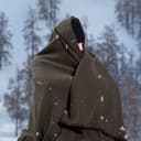 ACUSHLA MerinoWolle Wolldecke warm Decke Campingdecke Kuscheldecke 160x 200 cm (Wolle) – Militärische (Olive) - 5