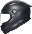 AGV K6 S Integralhelm - ECE 22.06 Motorradhelm für Brillenträger, Carbon Aramid Schale, Pinlock Max Vision Visier, Sport Touring, Schwarz matt, L - 5