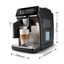 Philips 3300 Series Kaffeevollautomat - 6 Getränke, Modernes Farb-Touchscreen-Display, LatteGo-Milchsystem, SilentBrew, 100% Keramikmahlwerk, AquaClean Filter, Schwarzchrom (EP3347/90) - 7