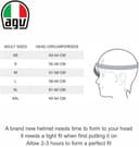 AGV K6 S Solid ECE22.06 Full Face Motorcycle Helmet Nardo Grey (M) - 8