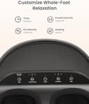 RENPHO Ganz Fußmassagegerät, 2026 Verbessertes Shiatsu Fussmassagegerät Elektrisch mit Wärme, Kneten, Rollen und Luftkompression,Muttertagsgeschenk, für Frauen Männer, bis Schuhgröße 46, Schwarz - 6