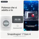 Motorola edge 70 con Moto AI (12/512GB, Tripla fotocamera da 50MP + flicker sensor, selfie 50MP, ultra sottile 5.99mm, 4800mAh Silicon-Carbon, Display 6.67" Super HD 120Hz, PANTONE Gadget Grey - 7