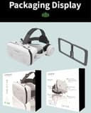 Occhiali VR 3D Visore Realtà Virtuale HD Compatibile Video Giochi per 4,7-7,2 pollici Android/iOS Smartphone (Bianco) - 8