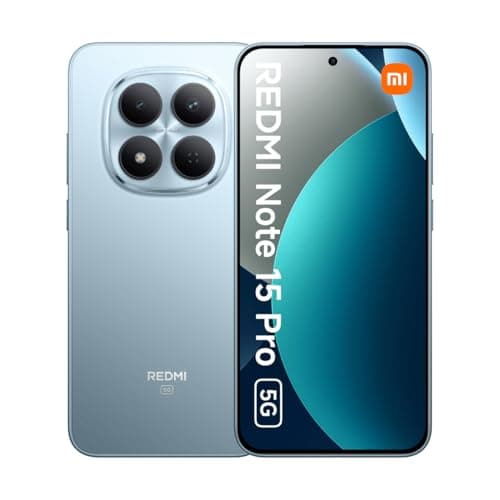 XIAOMI Redmi Note 15 Pro 5G Smartphone 12GB+512GB, MediaTek Dimensity 7400-Ultra, 200MP Ultimate-clarity Camera, 6.83" 120Hz Amoled Display, 6580mAh Battery, Glacier Blue (No In-box Charger)