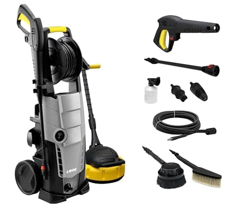 LAVOR Limpiador de alta presión GALAXY 160 GL con carrete de manguera, dos cepillos y presión máxima de 160 bar, caudal de 510 l/h máximo, 2500 W