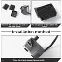 WUSJCOF 12 filtros de repuesto para fuentes de agua para mascotas, filtros de espuma para fuentes de gatos (compatibles con PETKIT Eversweet 3 Pro, PETKIT Eversweet Solo 2, PETKIT Eversweet Solo SE) - 4