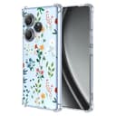 ESONG Transparente Funda Para Realme GT Neo6/GT Neo6Se/GT6/GT 6T,Carcasa Ultrafina Bumper Antigolpes Protección Cover Para Niñas,Delgada Suave Tpu Silicona Original Bonito Case estampado floral - 1
