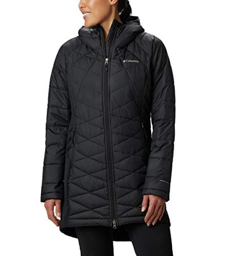 Columbia Heavenly Long Hybrid Jacket, Nero, XS Donna