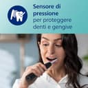 Philips Sonicare 3100 spazzolino elettrico sonico, sensore di pressione e timer, custodia da viaggio, colore nero, HX3673/14, Sonicare 3100, Nero - 4