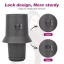 Barriles largos y cepillo voluminizador redondo para Dyson Airwrap Styler, el kit de peinado incluye 2 barriles largos para rizar, 1 cepillo voluminizador redondo, 1 adaptador - 4