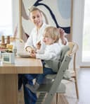 Stokke Tripp Trapp Baby Set2, White - Geeignet für Kinder von 6–36 Monaten - Verwandele Tripp Trapp Stühle, die nach Mai 2003 produziert wurden, in einen bequemen Hochstuhl - 2
