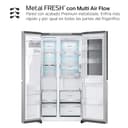 LG GSXE90MBAD - Frigorífico Side by Side, Serie 900, Instaview Door-In-Door, Clasificación D, 628 L, Acero texturizado antihuellas, - 11