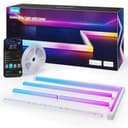 Govee RGBIC LED Strip Light with Covers, 5M Glide Wall Light Work with Alexa & Google Assistant, LED Profile with Strip for Bedroom, Skirting, Cabinet - 1