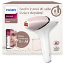 Philips Lumea Serie 9900, dispositivo di depilazione IPL, alternativa alla depilazione laser, tecnologia SenseIQ e SkinAI, 2 accessori per corpo e viso, BRI950/02 - 1