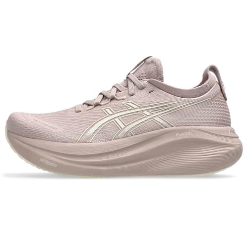 ASICS Womens Gel-Nimbus 27 Sneaker, Fawn Birch, 5.5 UK