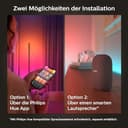 Philips Hue White & Color Ambiance Gradient Lightstrip Erweiterung (1 m), dimmbarer LED Streifen für das Hue Lichtsystem mit 16 Mio. Farben, Farbverläufen, smarte Lichtsteuerung über Sprache oder App - 8