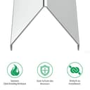 WELL GRILL 38.9 cm 7635 Stainless Steel Flavorizer Bars Heat Plates Flame Plates for Weber Spirit E-210 E-220 S-210 S-220 (2013-2017), Spirit II 200 Series Model (2017-Neuer), Pack of 3 - 6