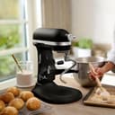 KitchenAid Artisan 5KSM60SPX 5.6L Bowl-Lift Stand Mixer, 11 Speeds & Soft Start, Heavy Duty Full Metal Construction, Kneads 3.7kg Dough, Makes 11 Dozen Cookies, Matte Black - 6