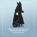 Bugaboo Dragonfly Liegewanne mit Lüftungsfenstern, einhändig faltbar in jeder Position, kompatibel mit dem Bugaboo Dragonfly City-Kinderwagen, Midnight Black - 3