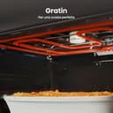 Hisense BI62120AX - Forno multifunzione, 3 manopole Push Pull, cavità 61l, 7 funzioni, AcquaClean, 2 vetri, funzione pizza 250°, classe A, inox, Basico - 9