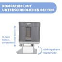 Chicco Next2Me Forever, 3-in-1-Babybett für Neugeborene, Bistellbett, das zu einem Montessori-Bett wird, bis 4 Jahre (22 kg), verstellbare Höhe, gute Luftzirkulation, 4 Räder, inklusive Matratze - 9