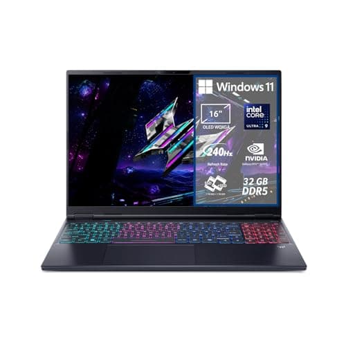 acer Predator Helios Neo 16S AI PHN16S-71-93J7 Notebook Gaming, NVIDIA GeForce RTX 5070 Ti 12GB GDDR7, Intel Core Ultra 9 275HX, RAM 32 GB DDR5, 2 TB SSD, Display 16" OLED 240 Hz DDS, Windows 11 Home
