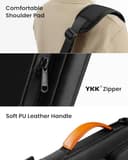 tomtoc Laptop Shoulder Bag for 16'' Macbook Pro M5 Pro/Max (2026) A3428 A3429, M4/M3/M2/M1, Dell XPS 16, Vivobook 15/16, CornerArmor Protective Water-resistant Case Briefcase for Business & Travel - 9