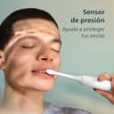 Cepillo Philips Sonicare Serie 3000 - Cepillo dental sónico, sensor de presión, 3 niveles de intensidad, EasyStart, SmarTimer, autonomía de 14 días, estuche, blanco, pack doble, HX4072/41, [Nuevo] - 4