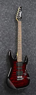 Ibanez Gio GRX70QA-TRB Transparent Red Burst - Chitarra elettrica - 2