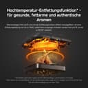 XIAOMI Smart Air Fryer 6.5L Friggitrice ad Aria 6.5L, 1800W, 100 Ricette, Display OLED, Temperatura Regolabile 40°C-220°C °, Cottura Uniforme 360°, Bianco (Versione ES) - 5