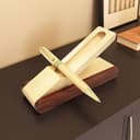 Funmo Penna di firma classica, Penna a sfera vintage fatta a mano naturale,Penna a sfera in legno fatta a mano,con incisione di alta qualità Scatola regalo aziendale - 6