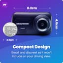 Nextbase 222XR Dash Cam Front and Rear Camera - 1080p Full HD Car Camera Dashcam - Night Vision, Intelligent Parking Mode, G-Sensor, Motion Detection, Loop Recording, 2.5" IPS Screen, Magnetic Mount - 3