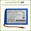 ERYNK 361-00056-08 Ersatz Akku kompatibel mit Ga-rm-in DriveSmart 5, DriveSmart 55, DriveSmart 61, DriveSmart 65 and DriveSmart 71 GPS Navigator Ersatzbatterie with Werkzeugsatz - 2
