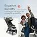 Bugaboo Butterfly Passeggino da Viaggio Ultracompatto, Piccolo e Leggero, Si Chiude in 1 Secondo, Passeggino da Città Ergonomico e Spazioso, da Neonato a Bambino, Guida Comoda, Forest Green - 2