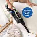 Bosch Unlimited 9 BBS921TBA Scopa Elettrica Senza Fili, Batteria 3.0 Ah, Tecnologia MicroClean, Compressore Slider, Luci LED, Verde - 18
