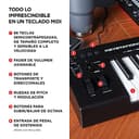 M-Audio Keystation 88 MK3 - Teclado controlador MIDI USB con 88 teclas semipesadas para manejar sintetizadores virtuales y parámetros de DAW - 3