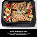 Ninja Foodi MAX Health Grill & Air Fryer 5.7L with Digital Cooking Probe, 6-in-1, Air Fry, Grill, Bake, Roast and more, Dishwasher Safe Parts, Large Grill Plate, Grey and Silver, AG551UK - 14