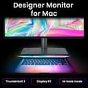 BenQ Creative Pro PD3225U Monitor da design Mac 32” 4K UHD 3840x2160, 2000:1, IPS, Thunderbolt 3, Display P3, DCI-P3, sRGB, Rec.709, HDR, KVM, Hotkey Puck G2, ICCSync, KVM - 2