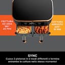 Ninja Foodi Max Dual Zone Friggitrice ad Aria, 2 Cestelli Antiaderenti, 9.5L, 6 in 1, Massima Croccantezza, Senza Olio, Cottura Arrosto, al Forno, Essicazione, 8 Porzioni, Rame/Nero, AF400EUCP - 4