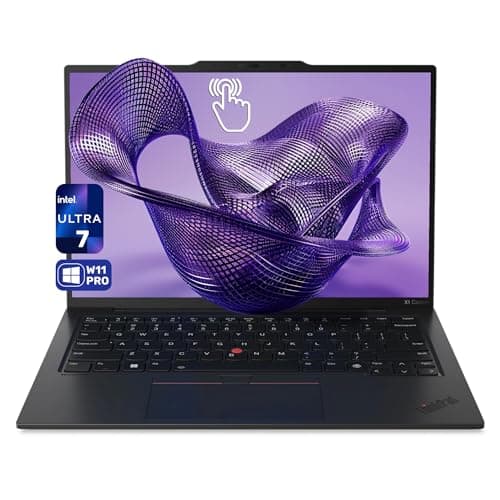 Lenovo ThinkPad X1 Carbon Gen12 Laptop, Intel Ultra 7 165U, 32 GB LPDDR5X RAM, 2 TB PCle SSD, 14" WUXGA Touch (1920x1200), Intel Graphics, Backlit Keyboard, W11 Pro