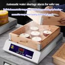 Vaporizador eléctrico, horno de vapor de alta potencia de 3 kW, diseño de 5 capas con apagado automático y alarma de escasez de agua para vapor y conservación del calor - 6