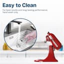 MMOBIEL Repuesto del accesorio batidor de 6 alambres para máquina batidorade acero inoxidable compatible con KitchenAid K45, KSM15, KSM110, KSM103, KSM75, KN15, and KSM90 Stand Mixer - 6