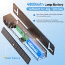 Telecamera di retromarcia senza fili solare 5" Monitor Camera Solare Kit 1080P HD Telecamera di retromarcia IR Visione Notturna IP66 Impermeabile per furgone (5'' con 1 Telecamere) - 8