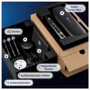Oral-B iO Series 10 Elektrische Zahnbürste — Electric Toothbrush, Inkl. 3 Aufsteckbürsten, iOSense, Lade-Reise-Etui — 7 Putzmodi für Zahnpflege, Zahnbürste Elektrisch, Designed by Braun, Schwarz - 17
