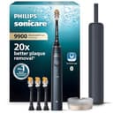 Philips Sonicare DiamondClean 9900 Prestige - Spazzolino elettrico con tecnologia SenseIQ e app, 5 modalità di pulizia, custodia da viaggio per la ricarica, Midnight Blue, modello HX9992/45 - 1