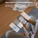 roborock QV 35A Set Robot Aspirapolvere, Antigroviglio, 8000Pa, Panno Sollevabile, Autolavaggio, Asciugatura ad Aria, Stazione Tutto in Uno, Evitare Ostacoli, Strategie di Pulizia dei Tappeti, Bianco - 9